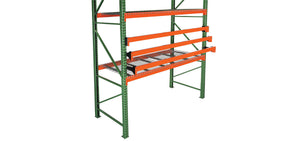 Pallet stop beam brackets detail