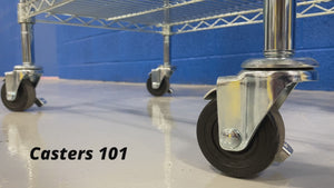 Rubber Threaded Casters