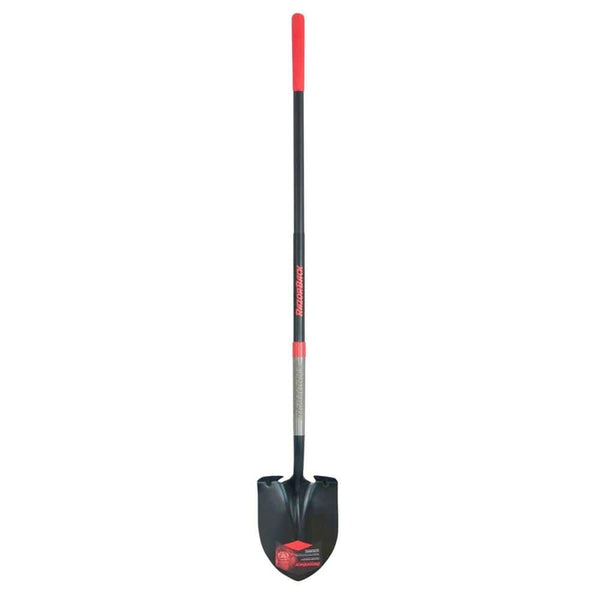 Ames Razor-Back Pointed Digging Shovel — Fiberglass Handle, Model# 2594400 (2594400)