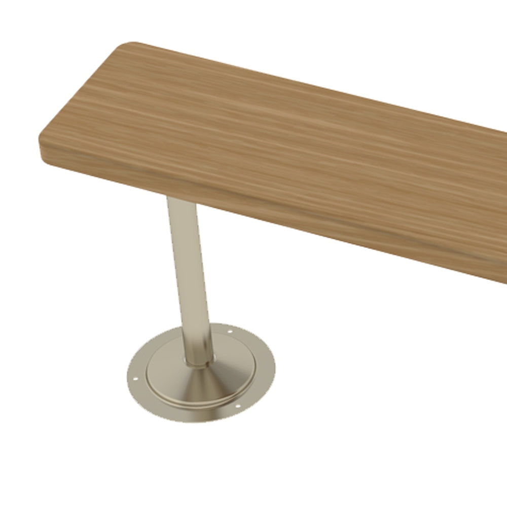Steel Tube Locker Room Bench Pedestal