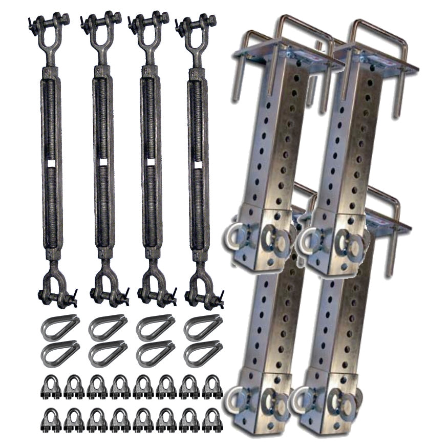 Offset Hardware Kit for Pallet Rack Safety Netting by Carron Net ...
