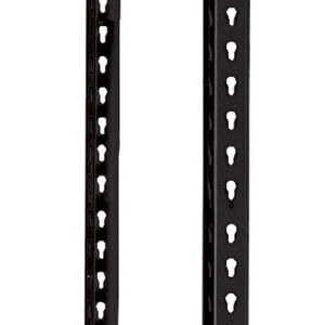 Black Boltless Shelving Angle Post - 84"h