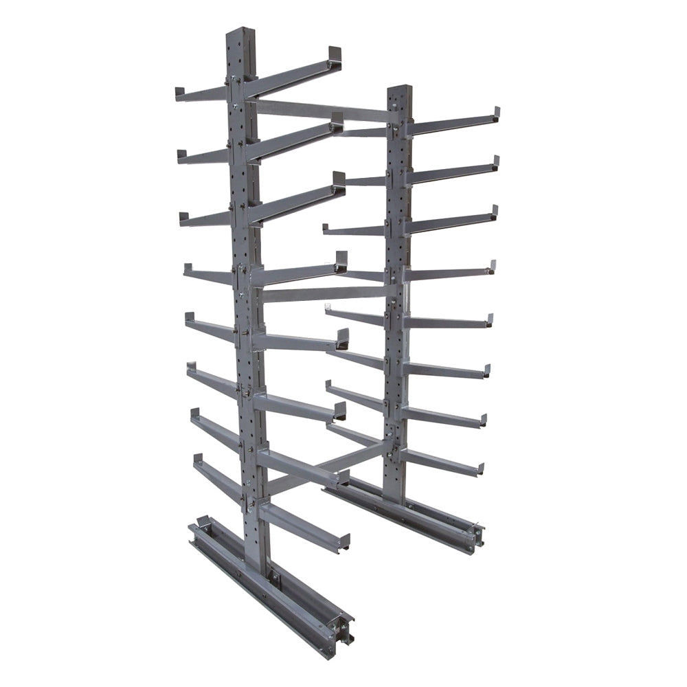 12' Standard Duty Double Sided Cantilever Rack w/ 36