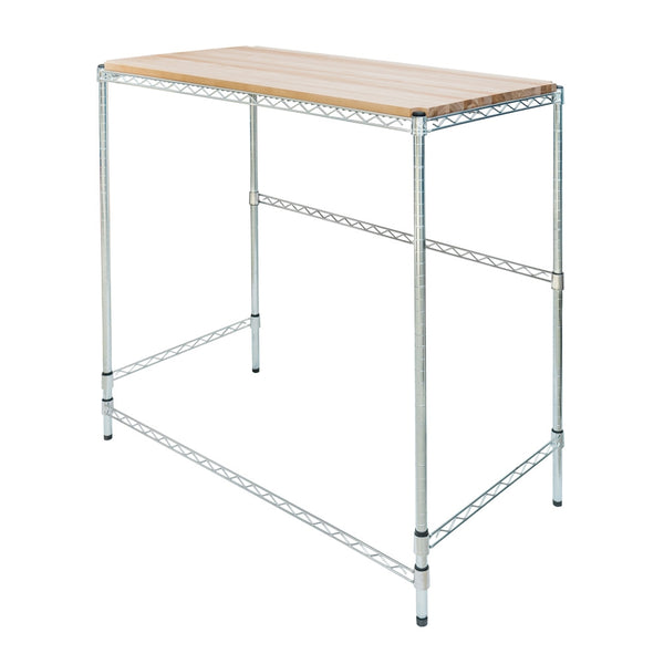 Work Table with Hardwood Top – Shelving Inc.