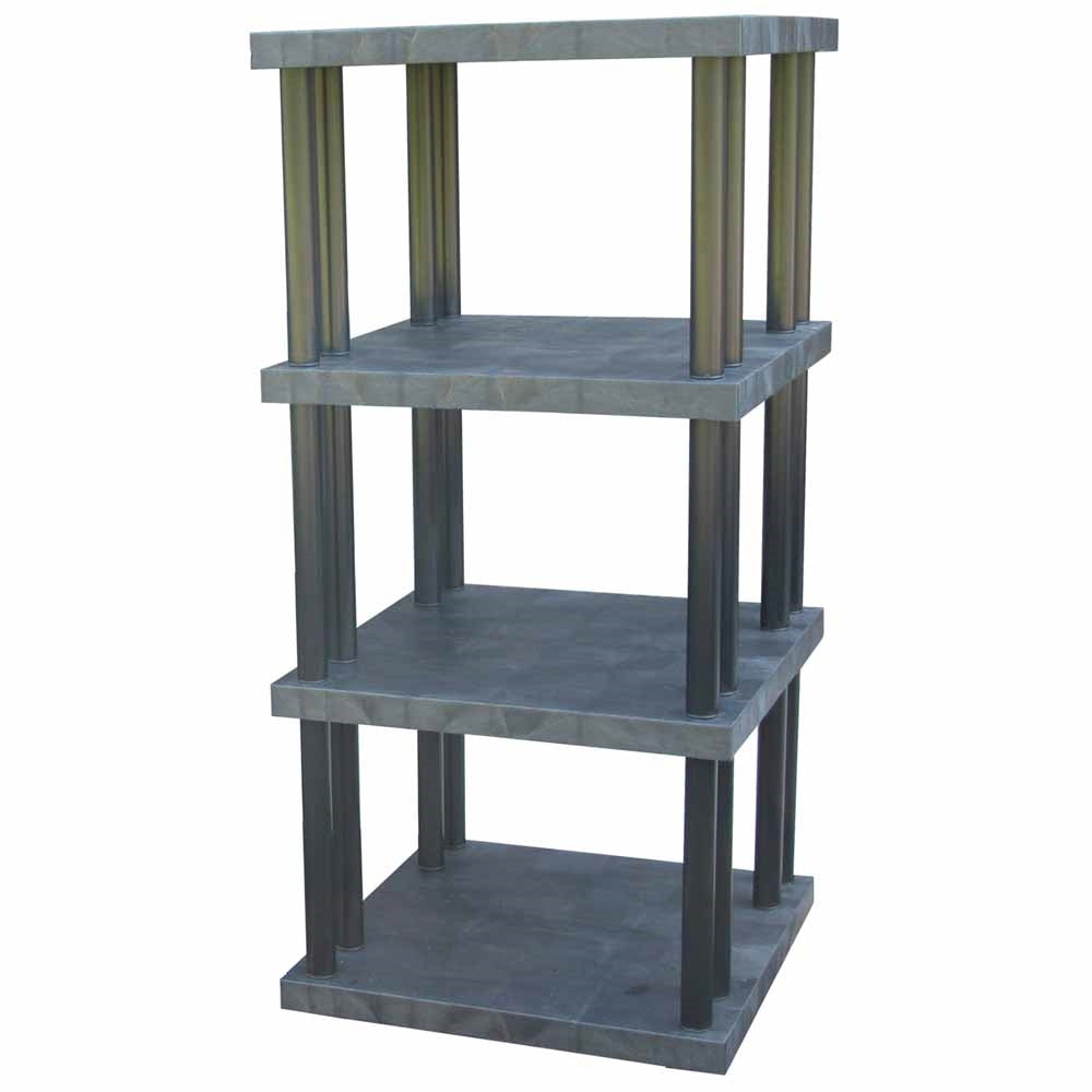 DuraShelf Solid Top 36"w x 75"h 4-Shelf System