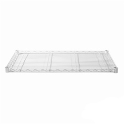 White Wire Shelves By Shelving Com, Coated Wire Shelving